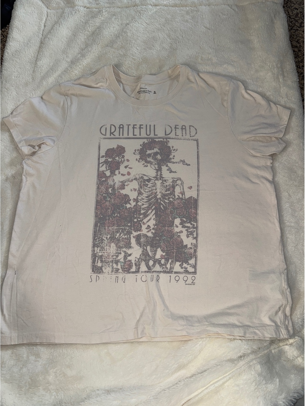Abercrombie & Fitch Grateful Dead Spring Tour 1992 Relaxed Tee XL